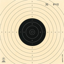 Bild von Spiegel der Luftpistolenscheibe mit Nummer (2030-N), 250 Stück