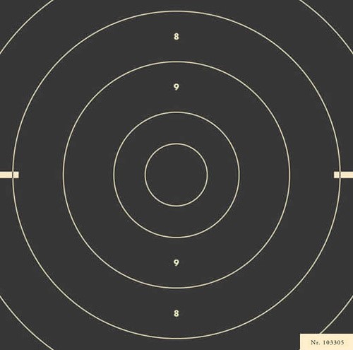 Bild von Pistole Duellspiegel mit Nummer (3320-N), 250 Stück