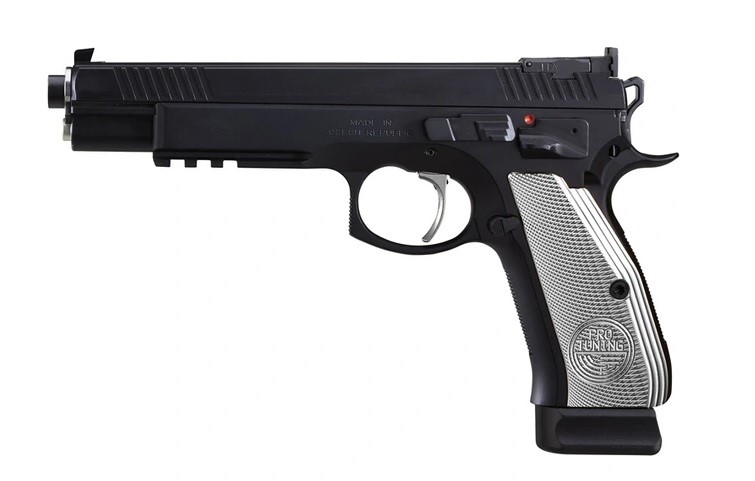 Bild von Pistole CZ Pro Tuning Taipan Silber, 9mm Para